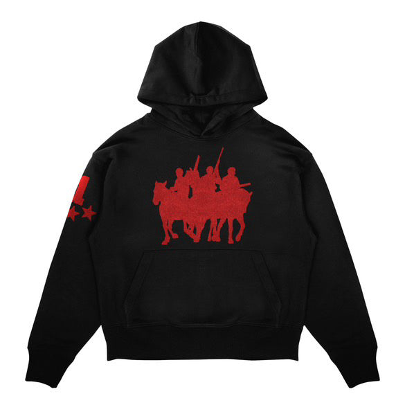 Red horse hoodie