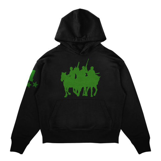 Green horse hoodie