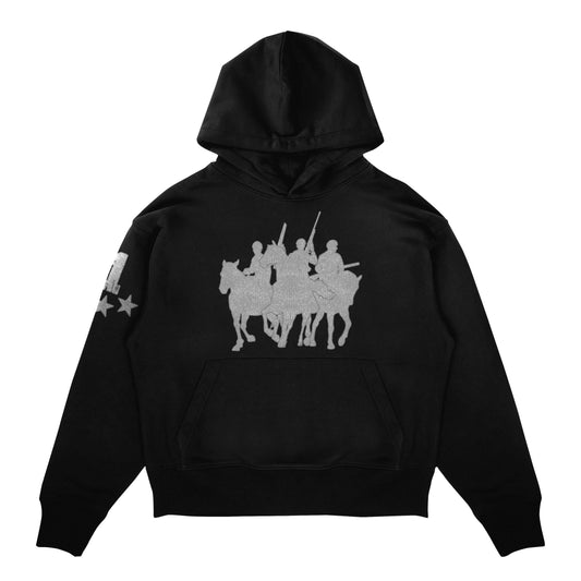 Silver horse hoodie