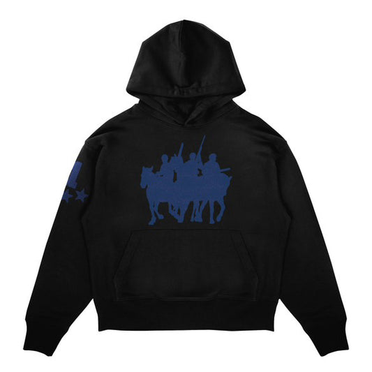 Blue horse hoodie